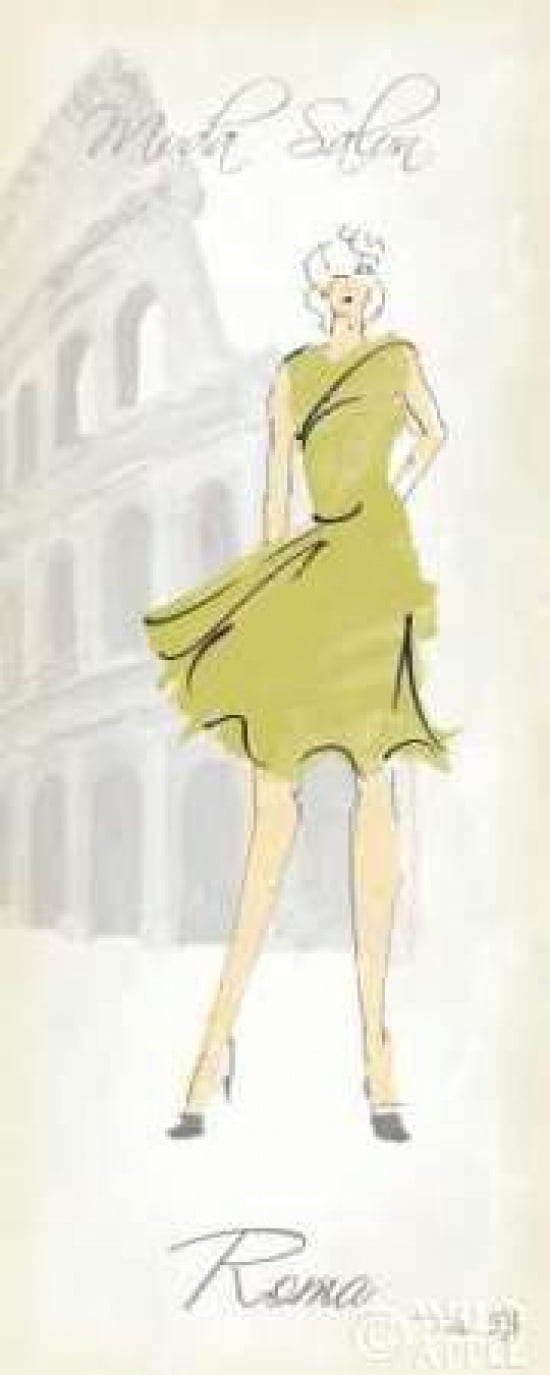 Fashion Lady IV Canvas Art - Avery Tillmon (24 x 48)
