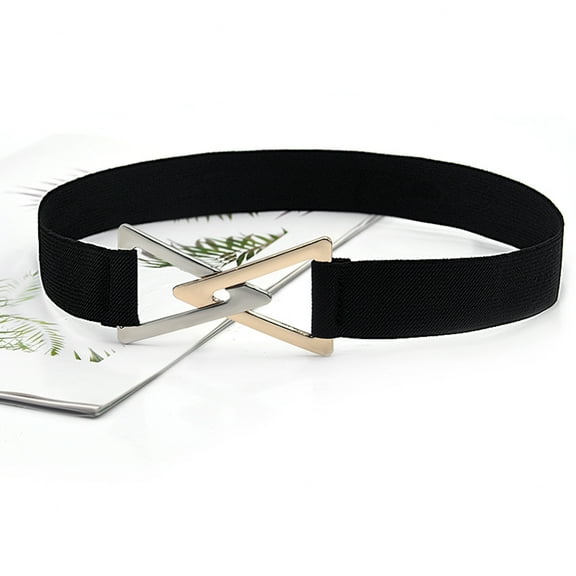 Fashion Lady Wide Belts Women Wide Elastic Belt Buckle Waist Dress Stretch Mens Belts Size 44 Mens Leather Belt Size 38 Harmonica Belt Leather Formal Belt Mens Dress Belt Buckle Belt Size 28 Mens Belt