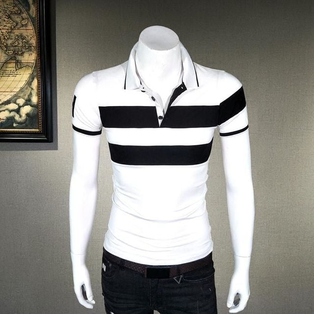 All-match Casual Loose White Strip Shorts All-match Casual Loose White Strip Shorts