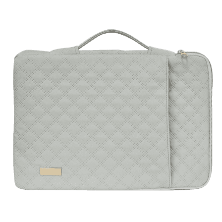 Grey Laptop Sleeve 15.6''-17.3'',Zipper Laptop Bag,Laptop Case Compatible with Apple MacBook,HP,Dell,Acer,Asus Notebook,Shockproof Soft Padded Cover Carrying Computer Bag