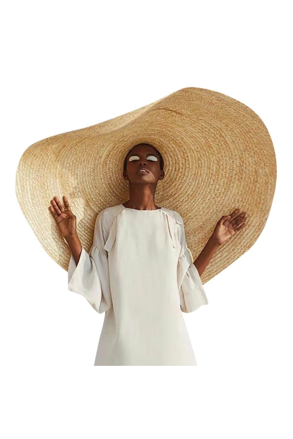 Fashion Large Sun Hat Beach Anti-UV Sun Protection Cap Cover