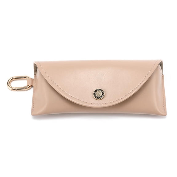 Fashion Leather Glasses Bag Soft Solid Color Pouch Bag Women Men Portable Sunglasses Boxes Eyewear Protector Case Accessories