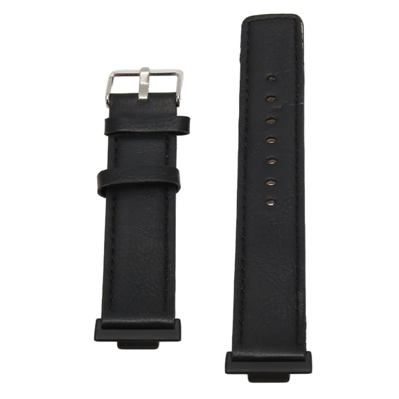 Fashion Leather Smartwatch Strap for HUAWEI Watch FIT 2, Comfortable Replacement Band Wristband, Black