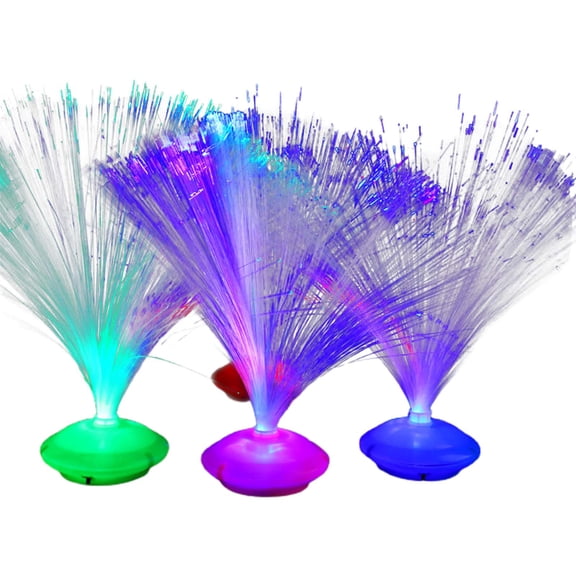Fashion Led Colorful Color Changing FiberOptic Light/Home Wedding RomanticDecorations Powered Fiber Night Lamp