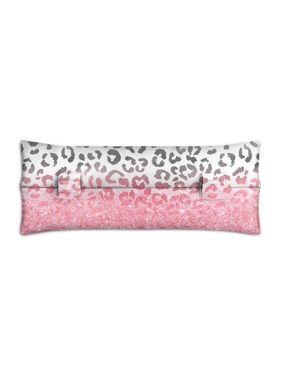 Fashion Leopard Spots Mastectomy Pillow - Shock-Absorbing Seatbelt Cushion for Heart Surgery & Chemo Port Patients | Soft Fabric & Pain Relief