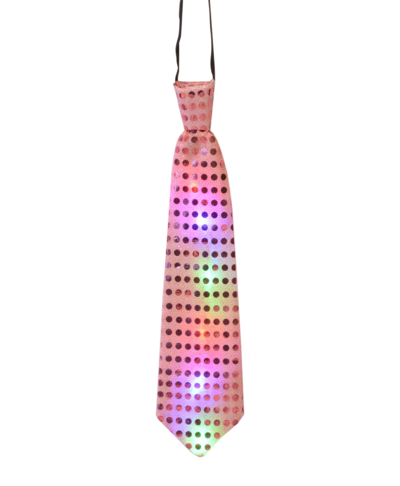 rainbow sequin tie