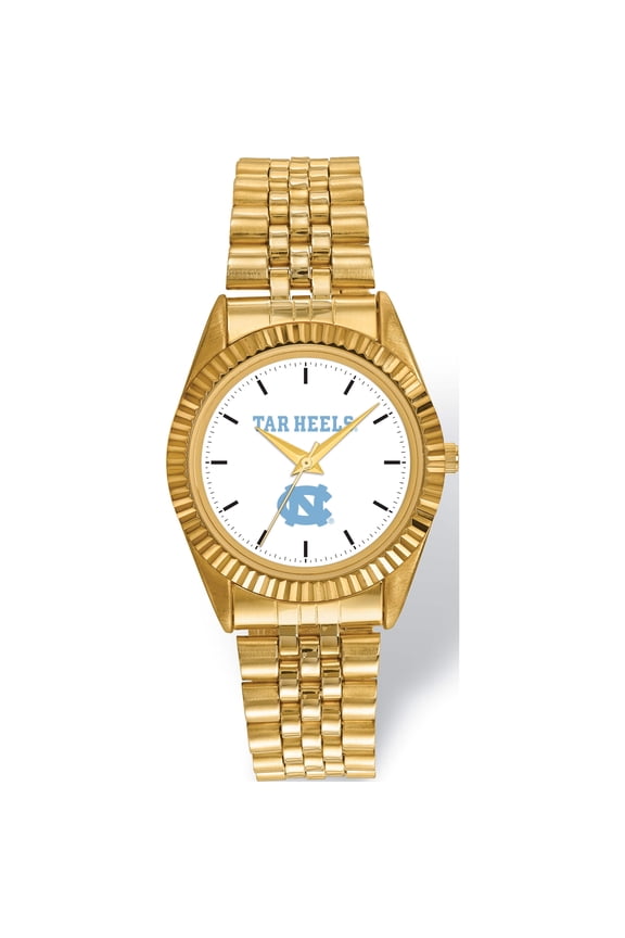 Fashion Logoart University Of North Carolina Pro Gold-Tone Gents Watch (7.5 X 19) Made In China unc166