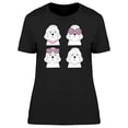 thumbnail image 1 of Fashion Long Shih Tzu Set T-Shirt Women -Image by Shutterstock, Female Small, 1 of 2