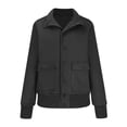 thumbnail image 1 of Fashion Long Sleeve Shirts for Mens Plus Size Casual Solid Button Turndown Collar With Blouses Shirts Save to 65% Off!, 1 of 4