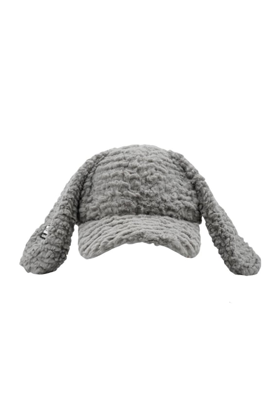 Fashion Lop Ear Hat for Women Plush Rabbits Ears Baseball Hat Costume Hat Outdoor Hiking Hat Windproof Headwear