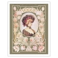 thumbnail image 1 of Fashion Magazine - April 1903 - Spring Fashions - Vintage Magazine Cover by Ethel Wright - Fine Art Matte Paper Print (Unframed) 11x14in, 1 of 4