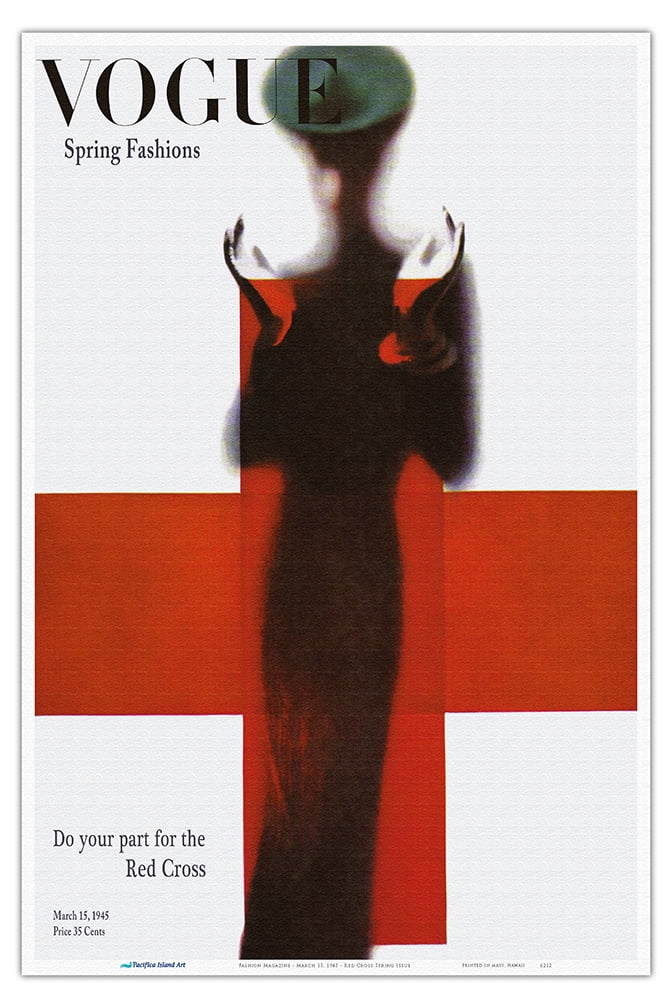 Fashion Magazine - March 15 1945 - Red Cross Spring Issue - Vintage ...