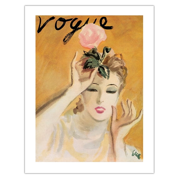 Fashion Magazine - November 1 1937 - Vintage Magazine Cover by Carl Erickson c.1937 - Bamboo Fine Art 290gsm Paper (Unframed) 17x22in