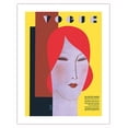 thumbnail image 1 of Fashion Magazine - October 1929 - Clothing Hats and Fur - Vintage Magazine Cover by Eduardo Garcia Benito - Bamboo Fine Art 290gsm Paper (Unframed) 17x22in, 1 of 4