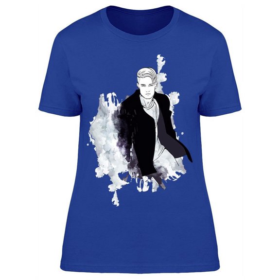 Fashion Male Model T-Shirt Women -Image by Shutterstock, Female Large