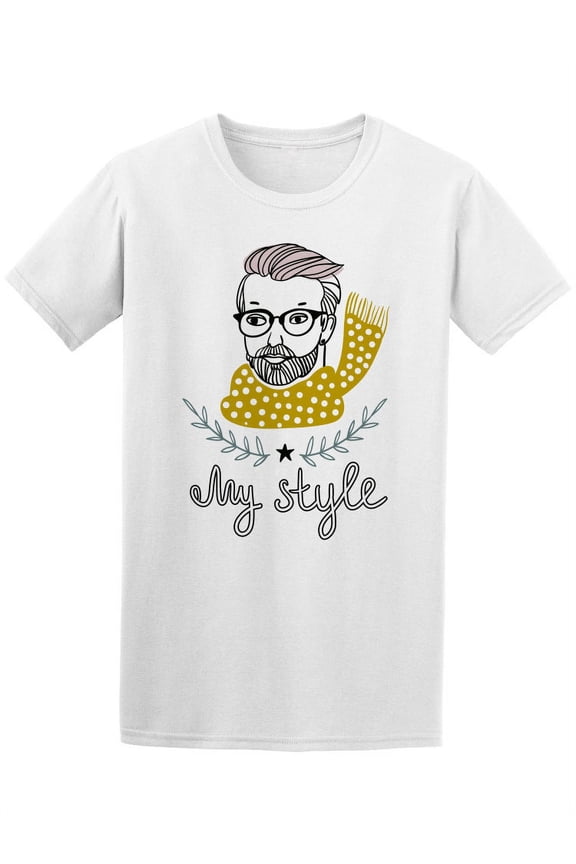 Fashion Man My Style T-Shirt Men -Image by Shutterstock, Male Small