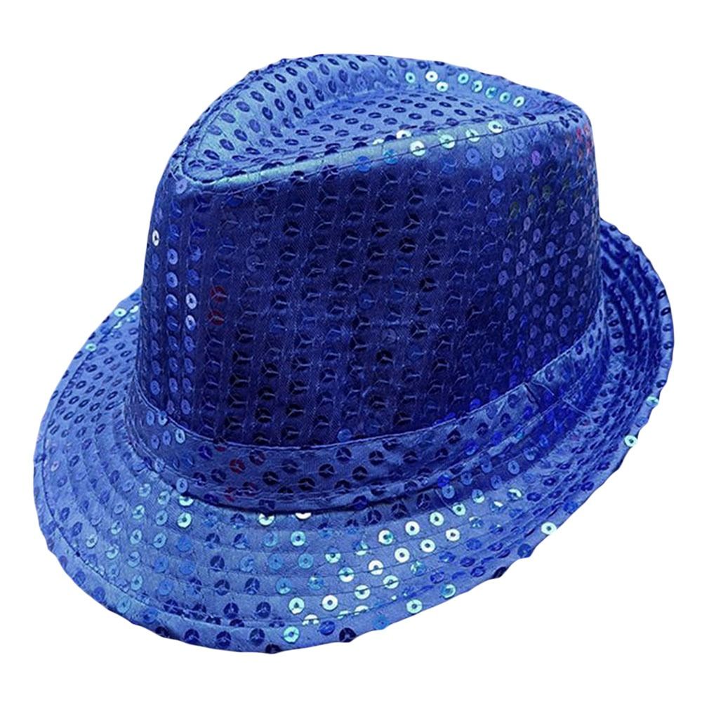 Masquerade Cap Fashion Masquerade Shiny Dance Performance Hat Jazz Hat Sequins Panama ...