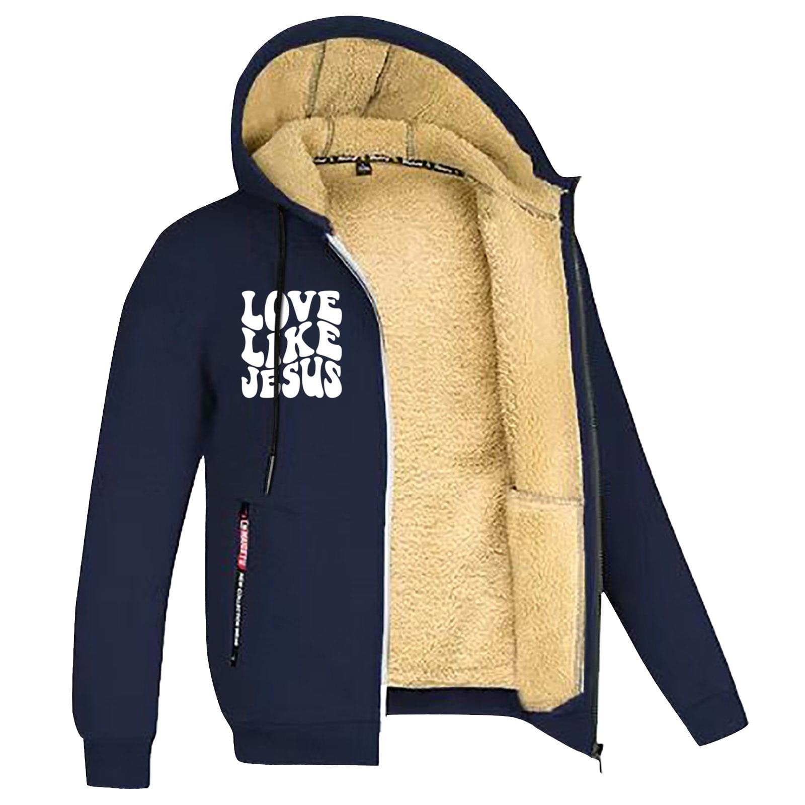 Mens cotton national style vintage hooded long sleeve pure color casual jacket online