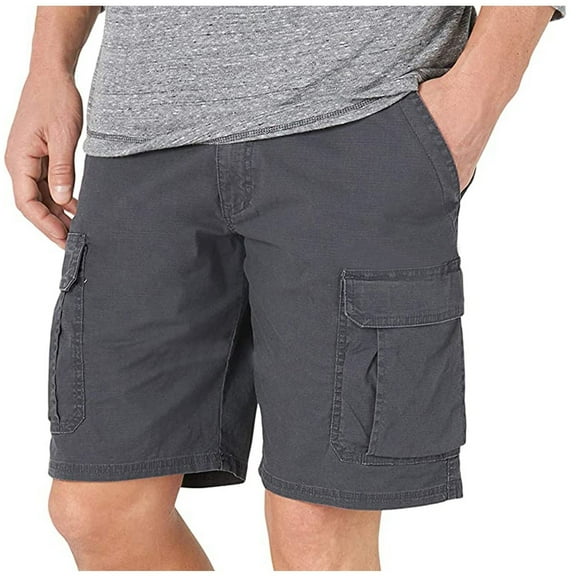 Fashion Men'S Pocket Zipper Resilience Leisure Time Tooling Shorts Pants