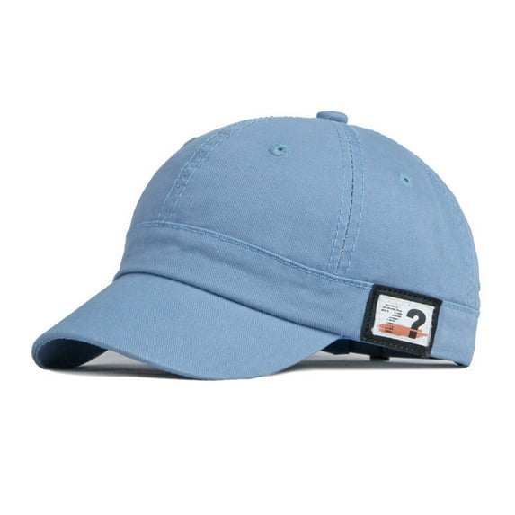 Fashion Men and Women Short Brim Baseball Cap Cotton Cap Summer Sports Hat Curved Brim Hat Green Visors Women's Baseball Caps