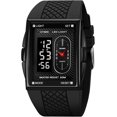 thumbnail image 1 of Fashion Men's Digital Analog Watches Square Face Sport Casual Dual Display Multifunctional Wristwatch for Men with Alarm Waterproof LED Luminous, 1 of 8