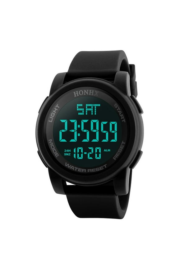 Fashion Men's LED Waterproof Digital Quartz Military Sport Date Watches Watches for Women with Second Hand Gswh1000-1 Large Face Digital Watches for Men Electric Watch Binary Watch Watch Couple