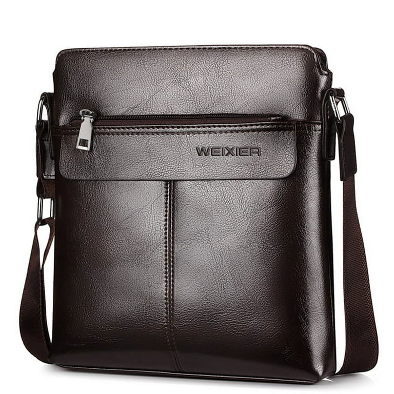 Waterproof PU Fitness Handbag For Men Shoulder Bag Business Large