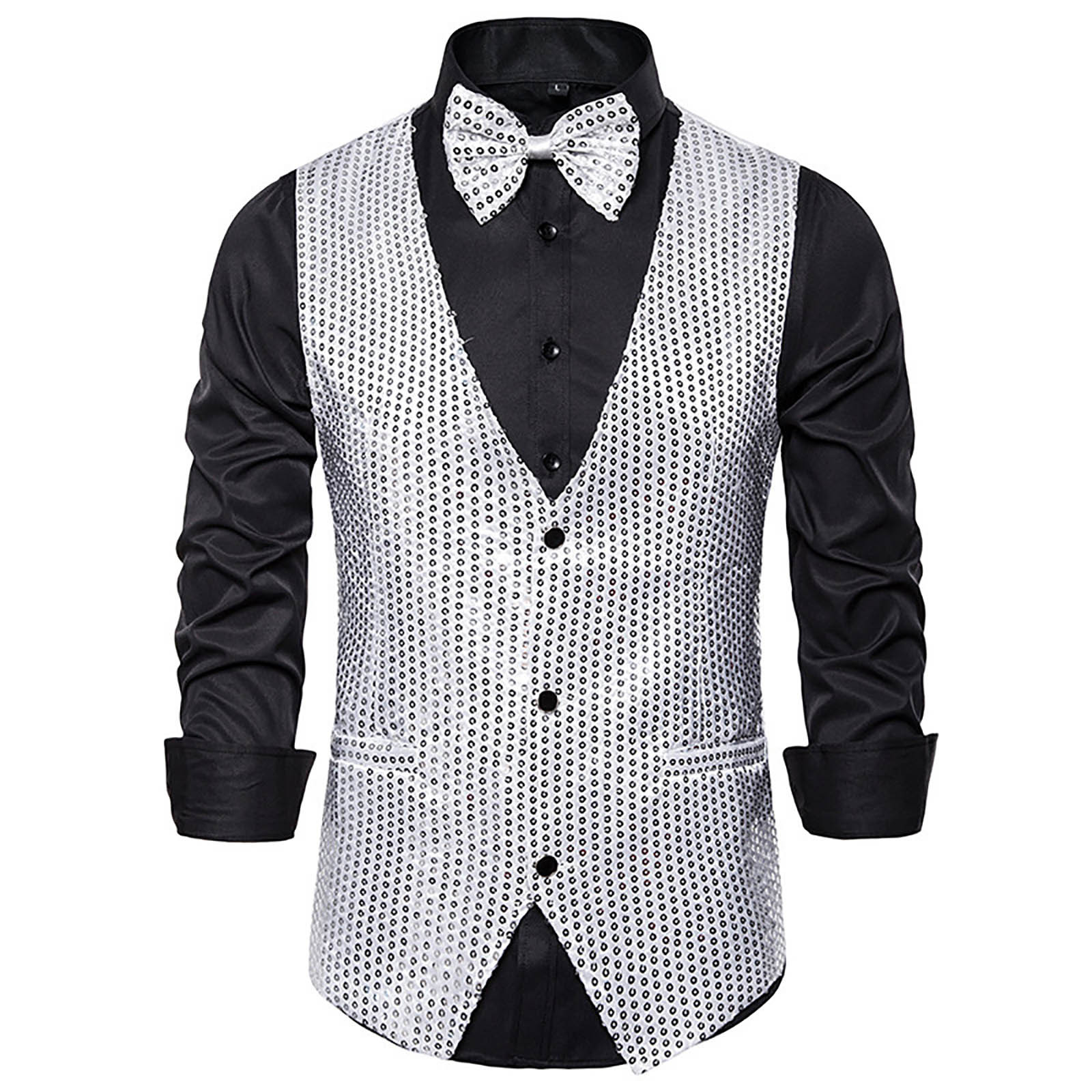 Fashion Men's Suit Vest Slim Fit Business Wedding Sleeveless Tank ...