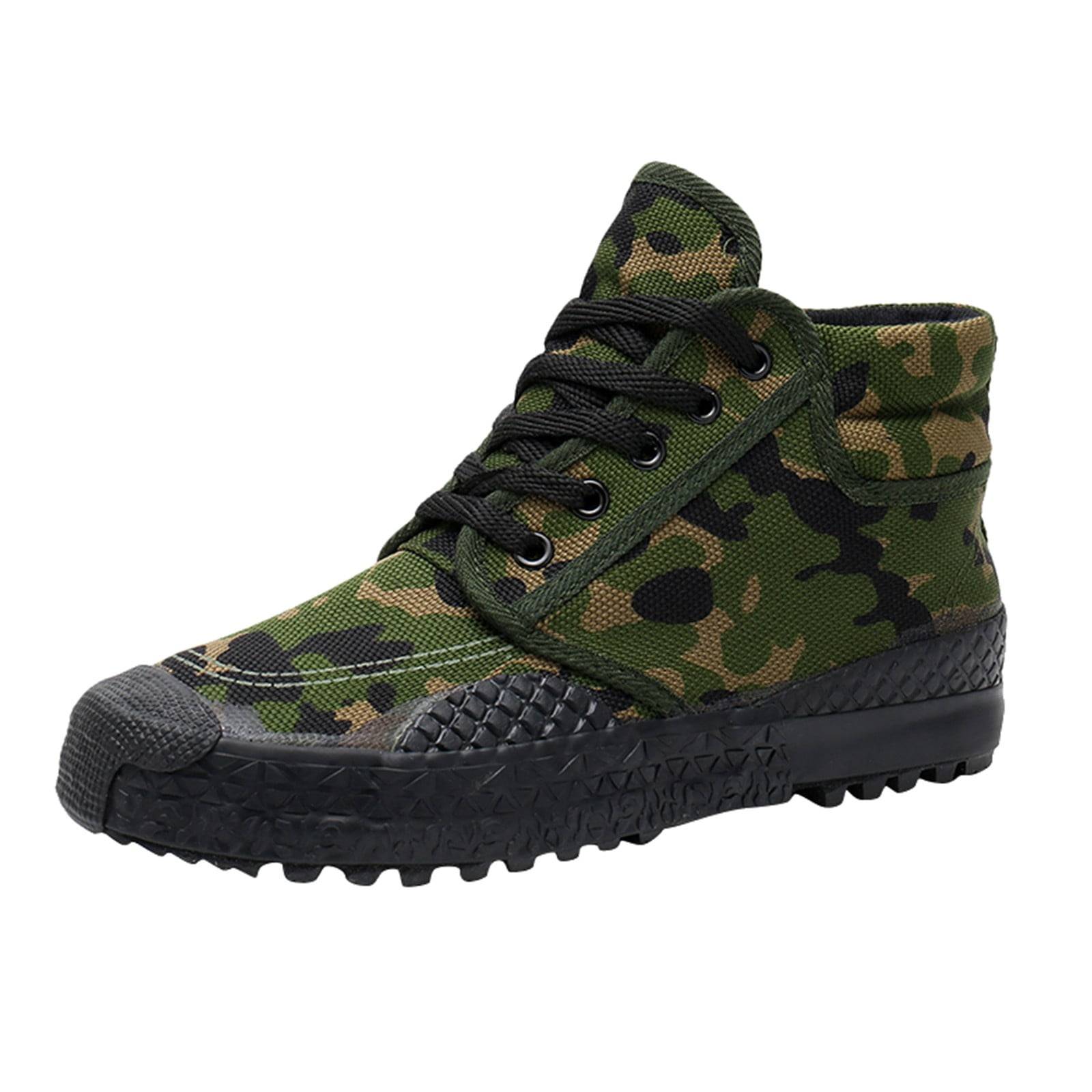 OVERSIZED SNEAKERS IN ARMY GREEN CALFSKIN main image 1