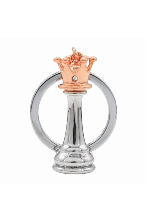 Elegant International Chess Keyring Queen King Chessman 3D Keychain Handmade Key Chain for Stylish Accessory Lovers