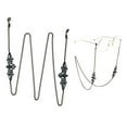 thumbnail image 1 of Fashion Metal Eyeglass Chain Black Eyewear Retainer Cord Glasses Chains Lanyards, 1 of 8