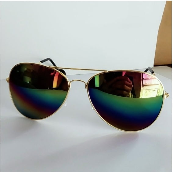 Metal Frame Sunglasses Polarized Lens Driving Glasses with Dustproof Protection Toad Mirror Design Fashion Eyewear
