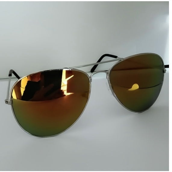 Metal Frame Sunglasses Polarized Lens Driving Glasses with Dustproof Protection Toad Mirror Design Fashion Eyewear