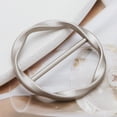thumbnail image 1 of Fashion Metal Japanese Button Knot Buckle Belt Scarf 7 Colors Optional All Inclusive High Gloss Accessory for T Shirt Clothing Dress DIY Adjustable Stylish Women, 1 of 5