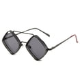 thumbnail image 1 of Fashion Metal Rhombus Double Beam Sunglasses: UV400 Protection, Full Frame Design for Stylish Eye Protection and Comfortable Wear, 1 of 2