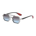 thumbnail image 1 of Large Frame Sunglasses Style Eyewear Non Polarized UV400 Protection Full Frame Metal Unisex Casual Sun Glasses, 1 of 2