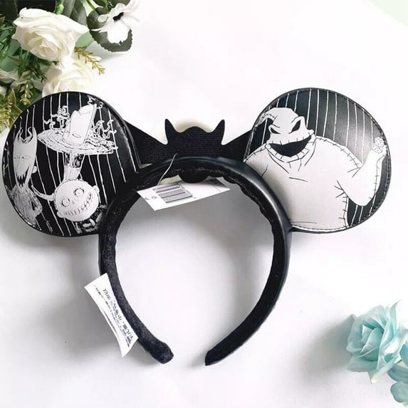 Fashion Minnie Ears Headband Halloween Christmas Bat Bow Hairband Girls Birthday Gift NEW