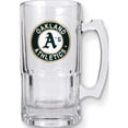 thumbnail image 1 of Fashion Mlb Athletics 1-Liter Glass Macho Tankard (7 X 3.5) Made In United States gc3450, 1 of 4