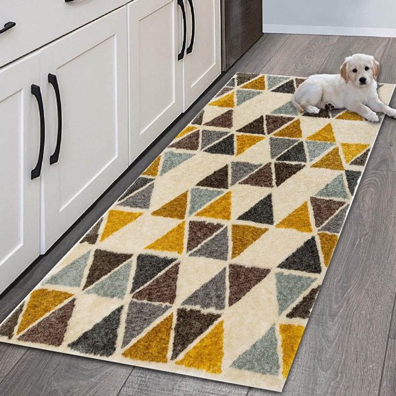 Fashion Modern Kitchen Mat Home Bedroom Living Room Decor Entrance Doormat Floor Carpet Balcony Bathroom Washable Long Rug