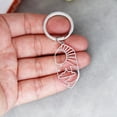 thumbnail image 1 of Fashion Moon Sun Cloud Keychain Stainless Steel Geometric Keyring Bag Car Key Decoration Girls Gift Scenery Jewelry, 1 of 5