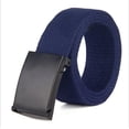 thumbnail image 1 of Fashion Multi-color Canvas Belt Unisex Clothing Trend Accessories Solid Color Thickened Knitted Fabric Outdoor Sports Belt, 1 of 6