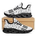 thumbnail image 1 of Fashion Music Notes Musical Instrument Pattern Women Vulcanized Shoes Comfort Jogging Sneakers Lace Up Flats, 1 of 8