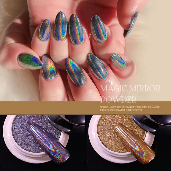 Fashion Nail Art Solid Laser Powder