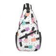 thumbnail image 1 of Fashion Nail Polish Sling Chest Bag Custom Technician Shoulder Crossbody Backpack for Men Travel Hiking Daypack, 1 of 7
