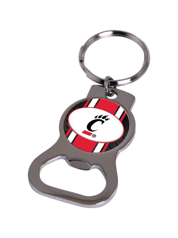 Fashion Ncaa Univ. Of Cincinnati Bottle Opener Key Ring By Rico Industries (1.5 X 3.75) Made In China gc6419