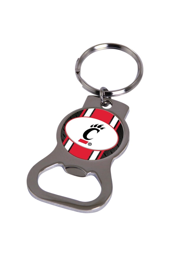 Fashion Ncaa Univ. Of Cincinnati Bottle Opener Key Ring By Rico Industries (1.5 X 3.75) Made In China gc6419