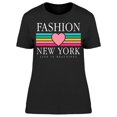 thumbnail image 1 of Fashion New York T-Shirt Women -Image by Shutterstock, Female Medium, 1 of 2