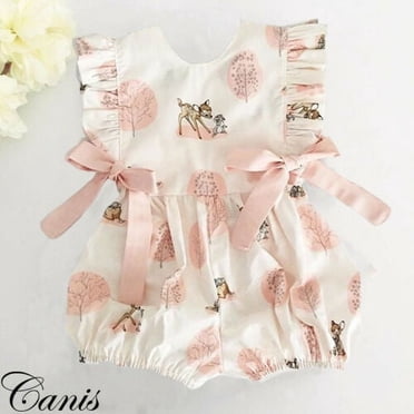 Babyhug Short Cap Sleeves Dungaree Style Romper With Inner Tee Minnie Mouse Print - Red White main image 1