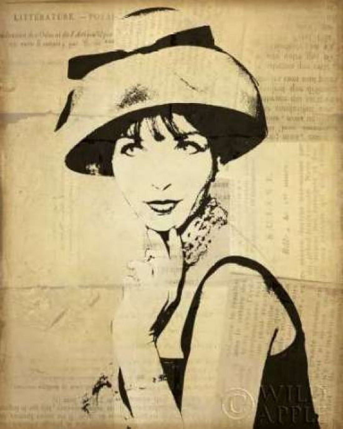 Fashion News I Canvas Art - Wild Apple Portfolio (24 x 30)