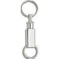 thumbnail image 1 of Fashion Nickel-Plated Rectangular Double Valet Key Ring (4 X 1) Made In China gl8614, 1 of 4